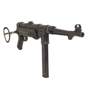 Original German WWII 1942 dated MP 40 Display Gun by Steyr with Live Barrel and Magazine